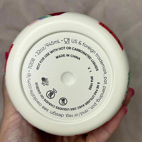 Owala Floral Tulip Water Bottle 32oz - Picture 9 of 9